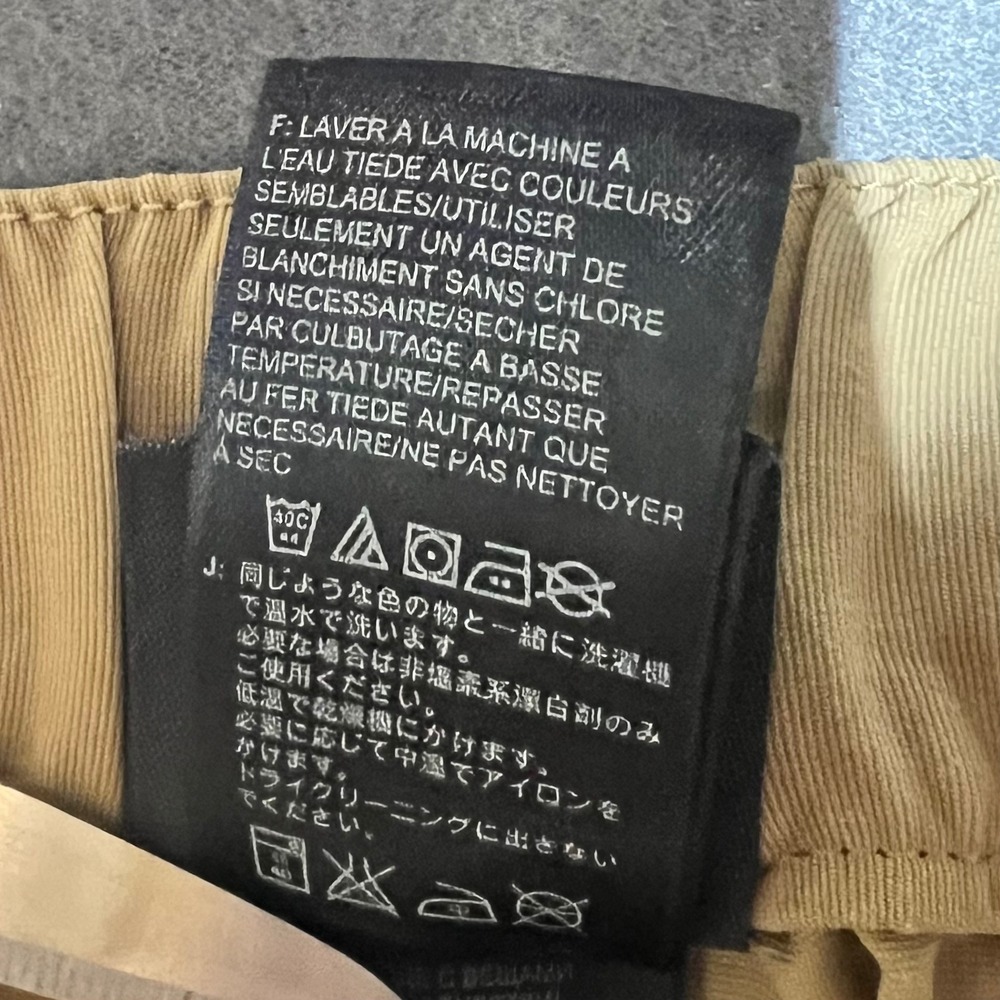 The North Face Mens L Short Tan Nylon Convertible Zip Off Cargo Hiking Pants - Picture 13 of 16